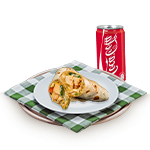 Peri Peri Chicken Wrap Meal 