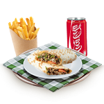 Mixed Meat Wrap Meal 