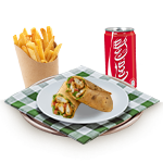 Tortilla Wrap With Crunchy Chicken Meal 