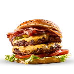 Bacon & Cheese Double Burger 