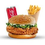 Spicy Chicken Fillet Burger Meal 