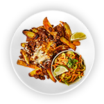 Tikka South Indian Loaded Fries 