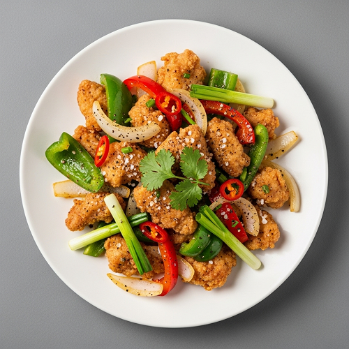 Salt & Peppers Chicken Stir Fry 